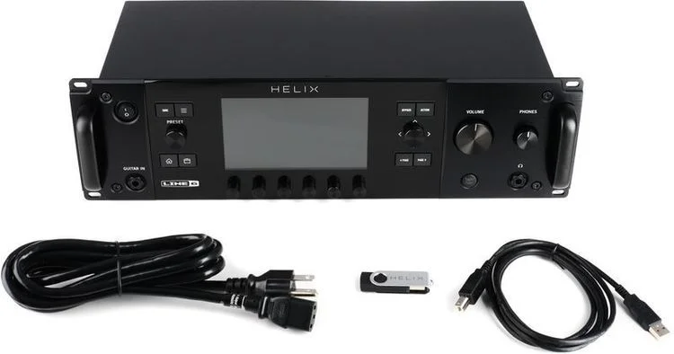  Line 6 Helix Rack Guitar Multi-effects Rack Processor Worship Bundle Sweetwater Exclusive