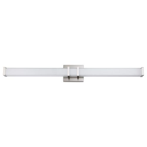  Linea di Liara Baracino 36 inch LED Bathroom Vanity Lights | Brushed Nickel Bathroom Light LL-WL918-1BN-36