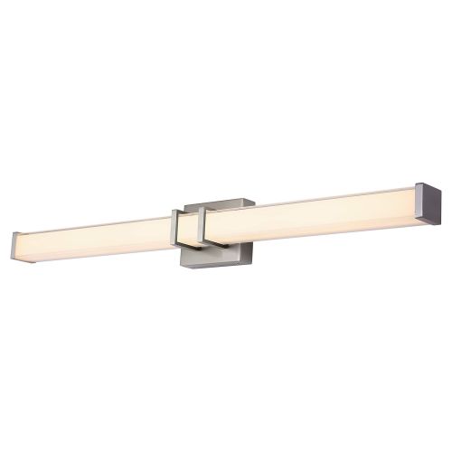  Linea di Liara Baracino 36 inch LED Bathroom Vanity Lights | Brushed Nickel Bathroom Light LL-WL918-1BN-36