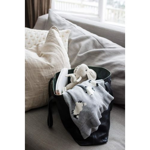 Linen Perch Luxury Sheep Baby Nursery Blanket - Newborn Baby Shower Gift for Boy or Girl in Deluxe...