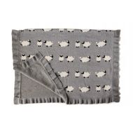 Linen Perch Luxury Sheep Baby Nursery Blanket - Newborn Baby Shower Gift for Boy or Girl in Deluxe Gift Box - Warm Cotton Baby or Toddler Blanket - 40 inches x 32 inches