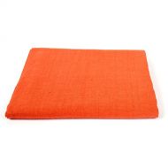 LinenMe Lara Tablecloth, 53 x 108, Tangerine