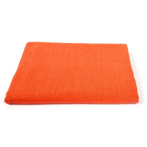  LinenMe Lara Tablecloth, 53 x 108, Tangerine