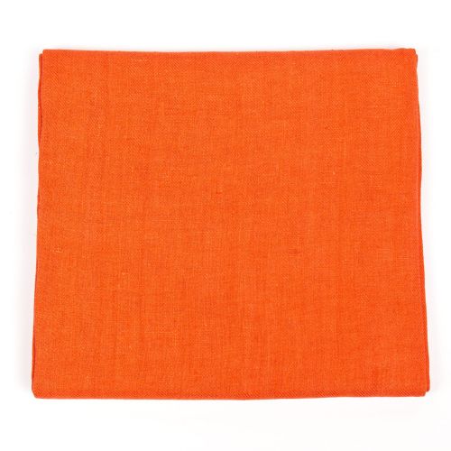  LinenMe Lara Tablecloth, 53 x 108, Tangerine