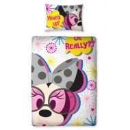 Linenideas Disney Minnie Mouse Shopaholic Reversible Panel Single Bed Duvet Quilt Cover Set