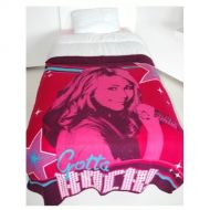 Linenideas Disney Hannah Montana Gotta Rock Panel Fleece Blanket Throw