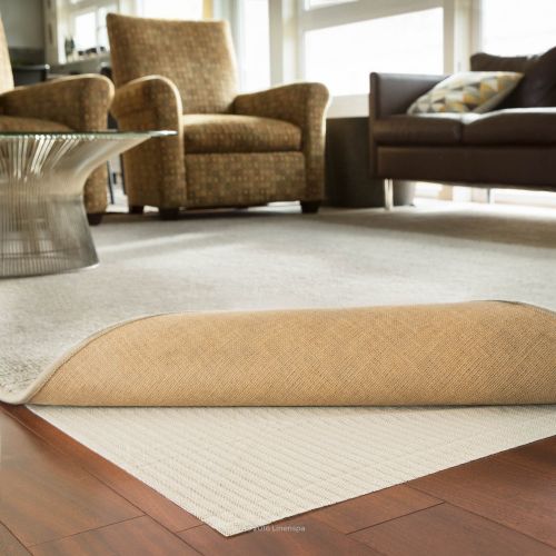  Linenspa Non-Slip Area Rug Pad - 6 x 9 Feet - Excellent Grip - Indoor - Rubberized