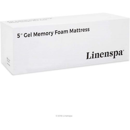 Linenspa LS05QQ30GF Firm Support 5 Gel Mattress, Queen, White