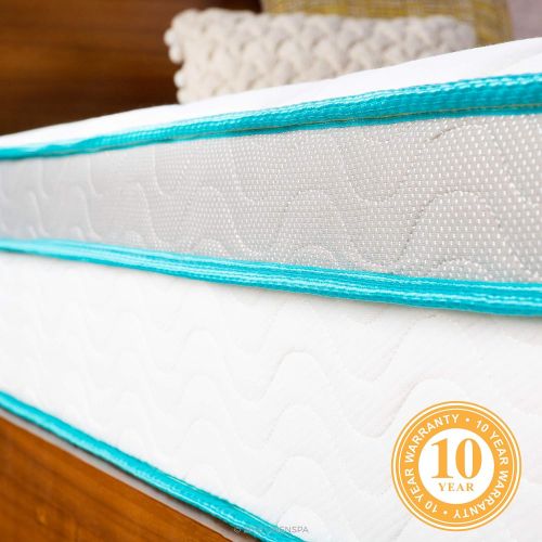  [아마존 핫딜] [아마존핫딜]Linenspa 10 Inch Memory Foam and Innerspring Hybrid Mattress - Medium Feel - Queen