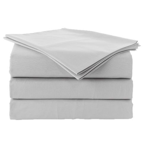  Linenwala 4 PC Bedding sheet set 6 Deep pocket 400 TC 100% Cotton for RV- Trucks, campers, Airstream, Bus, Boat and motorhomes easy to fit in RV-mattress RV Full 53X75 Light Grey S