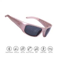 Lingying Waterproof Bluetooth Sunglasses,Open Ear Wireless Sunglasses With Polarized UV400 Protection Safety Lenses,Unisex Design Sport Headset for All Smart Phones