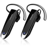 Link Dream Bluetooth Earpiece for Cell Phone Hands Free Wireless Headset Noise Cancelling Mic 24Hrs Talking 1440Hrs Standby Compatible with iPhone Samsung Android for Driver Trucke