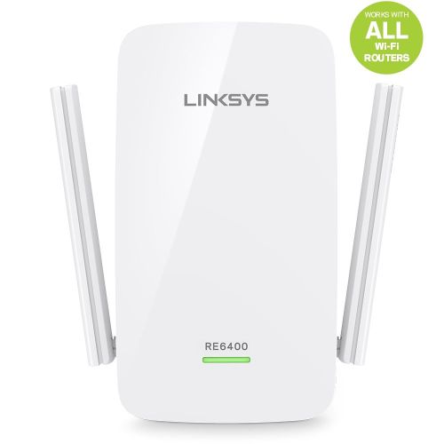  Linksys AC1200 Boost EX Dual-Band Wi-Fi Range Extender (RE6400)