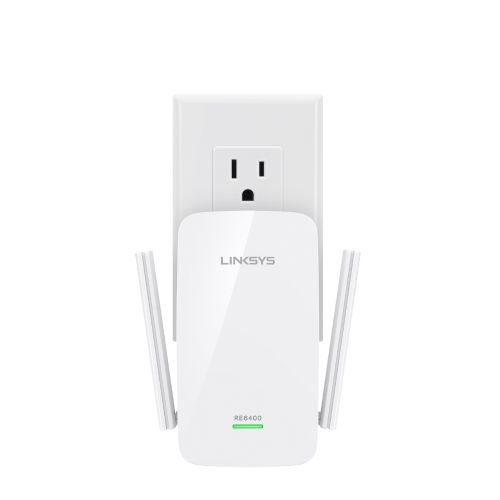  Linksys AC1200 Boost EX Dual-Band Wi-Fi Range Extender (RE6400)