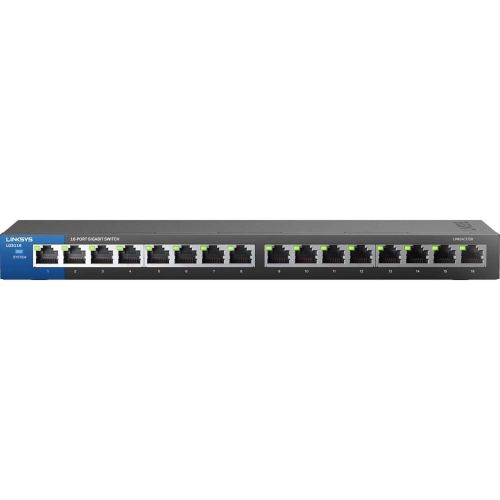 벨킨 Belkin Linksys LGS116 16-Port Business Desktop Gigabit Switch