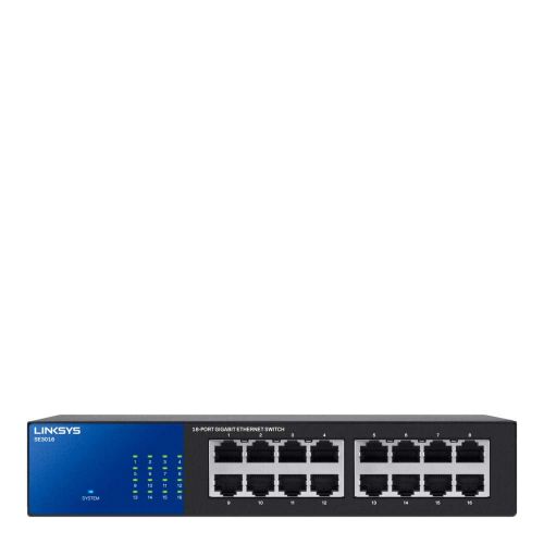  Linksys 16-Port Wired Gigabit Switch (SE3016)