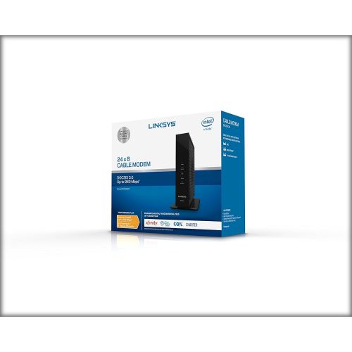  [아마존베스트]Linksys CM3024 High Speed DOCSIS 3.0 24x8 Cable Modem, Certified for Comcast/Xfinity, Time Warner, Cox & Charter (Modem Only, No Wifi Functionality)