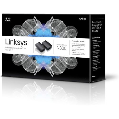  Linksys Powerline AV Wireless Network Extender (PLWK400)