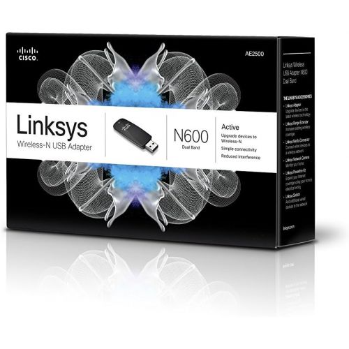  Linksys AE2500 IEEE 802.11n - Wi-Fi Adapter for Desktop Computer