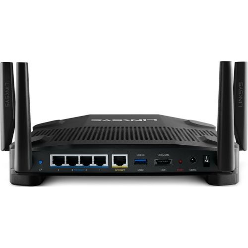  Linksys WRT Gaming WiFi Router Optimized for Xbox, Killer Prioritization Engine to Reduce Peak Ping and Latency, Dual Band, 4 Gigabit Ports, AC3200 (WRT32XB)