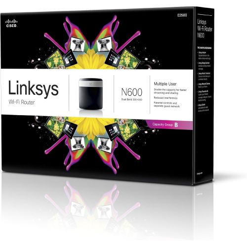  Linksys E2500 (N600) Advanced Simultaneous Dual-Band Wireless-N Router