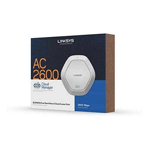  Linksys Business AC1200 WiFi Cloud Managed Access Point, 802.11AC, Poe, Remote Centralized Management & Real-Time Insights On Network Activity (LAPAC1200C)