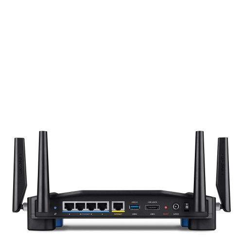  Linksys WRT AC1900 Dual-Band+ Wi-Fi Wireless Router with Gigabit & USB 3.0 Ports and eSATA, Smart Wi-Fi Enabled to Control Your Network from Anywhere (WRT1900AC)