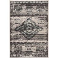 Linon Vintage Collection Aztek Synthetic Rugs, 8 x 10, Gray