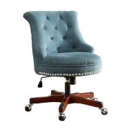 Linon Sinclair Office Chair, Multiple Colors Aqua