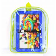 Linsay LINSAY Kids Funny Tab 10.1 Touchscreen Quad Core Featuring Android 4.4 (KitKat) Operating System Bundle with Bag Pack