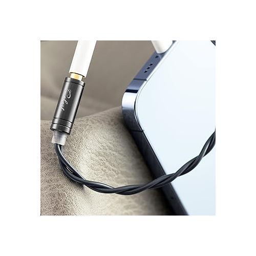  Linsoul KINERA Celest RUYI Microphone Cable 3.5mm Aux Mic Cable, Volume Control, Compatible with 2pin 0.78mm IEMs for Audiophile Studio Musician Mobile Phone Game Live Streaming (0.78mm 2pin, Black)