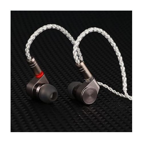  Linsoul TIN Audio T2 HiFi in Ear Monitor, 2DD Double Dynamic Driver IEM, Wired Earbuds, Metal Bass Headphones, with 3.5mm 2pin IEM Cable for DJ Musician