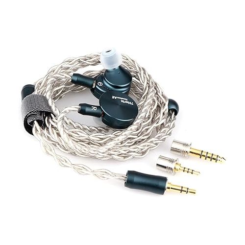  Linsoul 7HZ Timeless AE 14.2mm Planar HiFi in-Ear Earphone with CNC Aluminum Shell, Detachable 2PIN Cable
