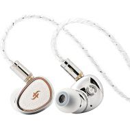 Linsoul SIMGOT EA1000 Fermat 10mm Dynamic Driver in Ear Monitor, HiFi in Ear Earphone IEM, Wired Gaming Earbud, with Silver-plated OFC Cable for Musician Audiophile