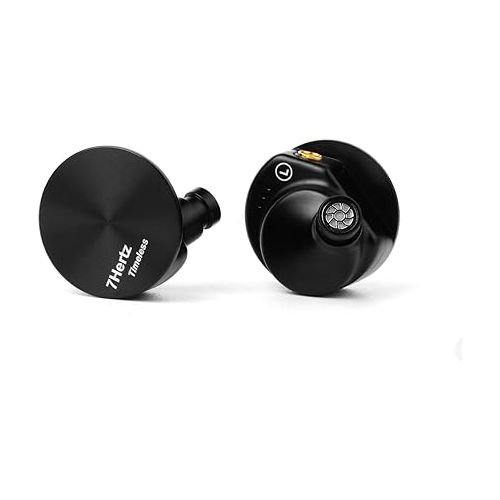  Linsoul 7HZ Timeless 14.2mm Planar HiFi in-Ear Earphone with CNC Aluminum Shell, Detachable MMCX Cable (Timeless)