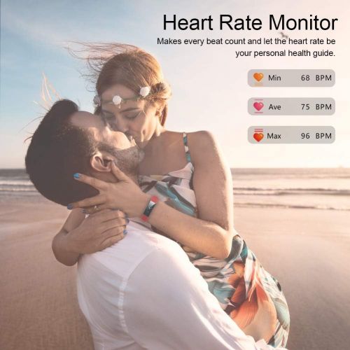  [아마존 핫딜] [아마존핫딜]Lintelek Fitness Tracker with Heart Rate Monitor, Activity Tracker with Connected GPS, IP67 Waterproof Smart Fitness Band with Step Counter, Calorie Counter, Pedometer for Kids Wom