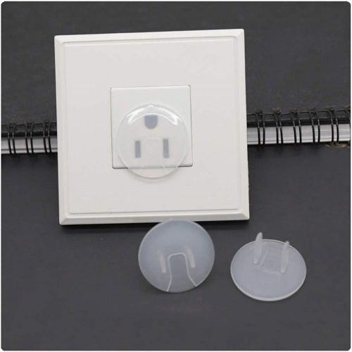  [아마존베스트]Lintelek Outlet Plug Covers 32-Packs, Baby Safety Plug Covers, ChildProof Ultra Clear Electirc Plug Protectors