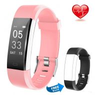 Lintelek Fitness Tracker Heart Rate Monitor Activity Tracker Calorie Step Counter Pedometer Odometer, Waterproof Sleep Monitor, Smart Watch Bracelet with Free Replacement Band Andr