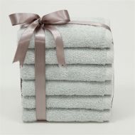 Linum Home Textiles Luxury Hotel & Spa 100% Turkish Cotton Soft Twist Washcloths - Set of 6