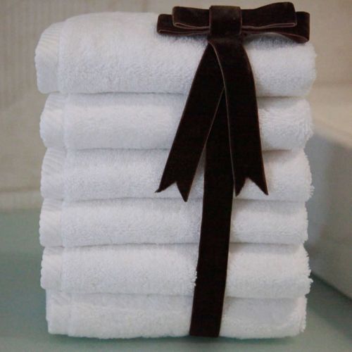  Linum Home Textiles Luxury Hotel & Spa 100% Turkish Cotton Soft Twist Washcloths - Set of 6