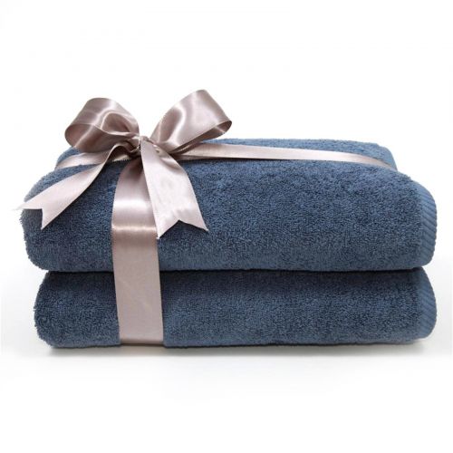  Linum Home Textiles Luxury Hotel & Spa 100% Turkish Cotton Soft Twist Bath Towels - Set of 2