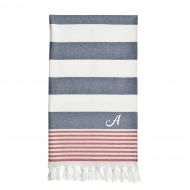 Linum Home Textiles Patriotic Personalized Pestemal Resort Beach Towel