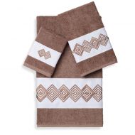 Linum Home Textiles NOAH Embellished Bath Towels (Set of 3)