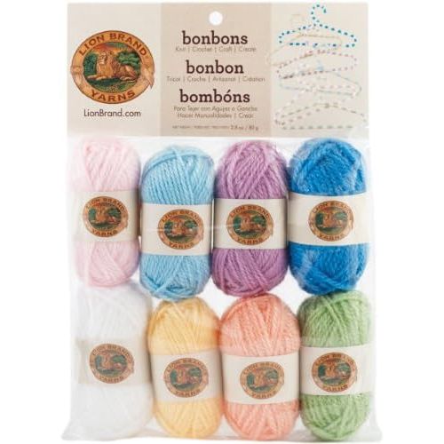  Lion Brand Yarn 601-620 Bonbons Yarn, Pastels