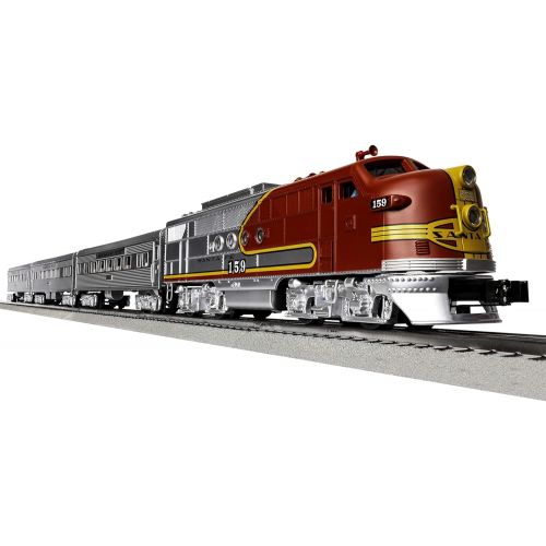  Lionel Santa Fe Super Chief Electric O Gauge Model Train Set w/ Remote and Bluetooth Capability