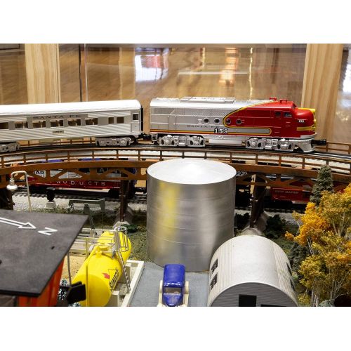  Lionel Santa Fe Super Chief Electric O Gauge Model Train Set w/ Remote and Bluetooth Capability