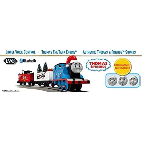  Lionel Thomas & Friends Christmas Freight Electric O Gauge Model Train Set w/ Remote and Bluetooth Capability