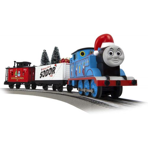  Lionel Thomas & Friends Christmas Freight Electric O Gauge Model Train Set w/ Remote and Bluetooth Capability