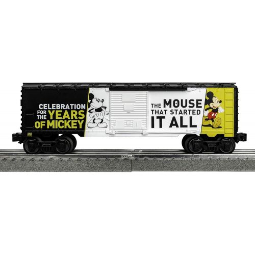  Lionel Mickey Celebration, Electric O Gauge Model Train Set, Remote with Bluetooth Compatibility, Multi