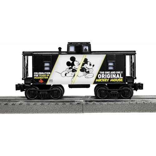  Lionel Mickey Celebration, Electric O Gauge Model Train Set, Remote with Bluetooth Compatibility, Multi